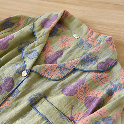 Gourd – Loungewear-Set aus Jacquard-Baumwolle