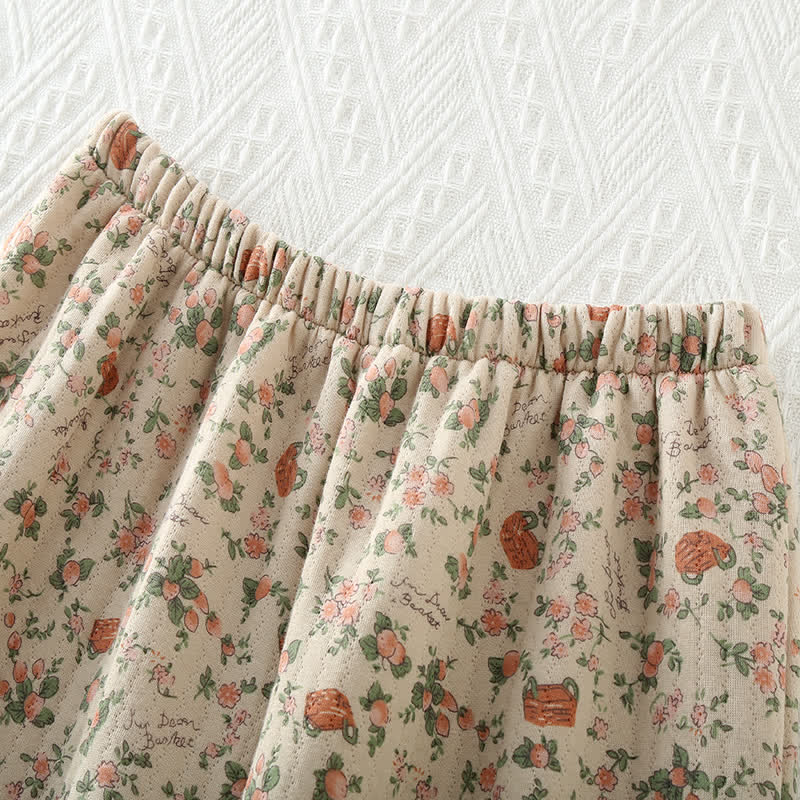 Rural Rose Air Loungewear-Set aus Baumwolle