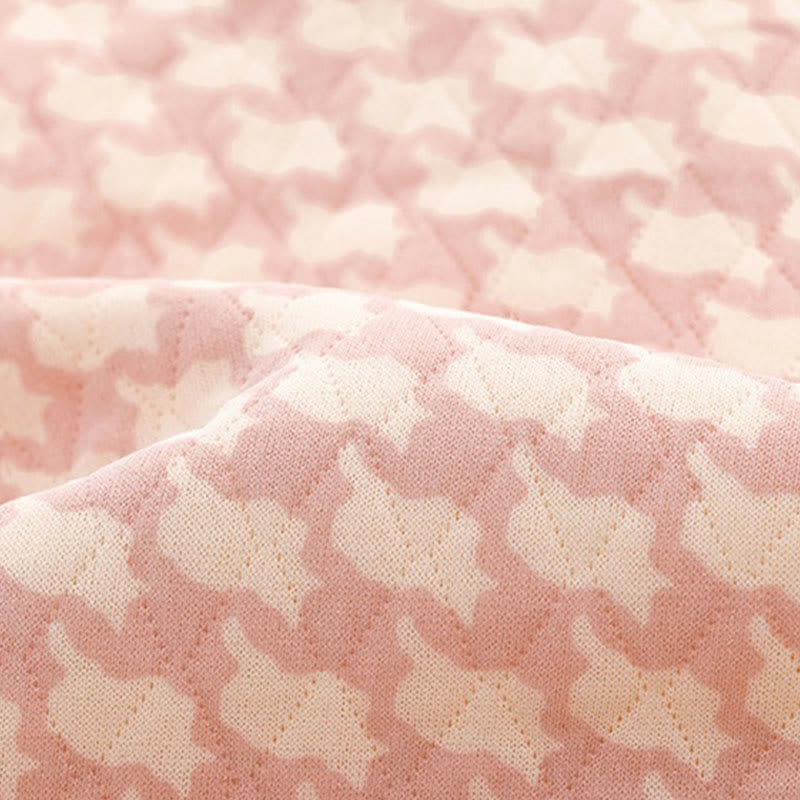Schickes Pyjama-Set aus Baumwolle mit Knopfleiste