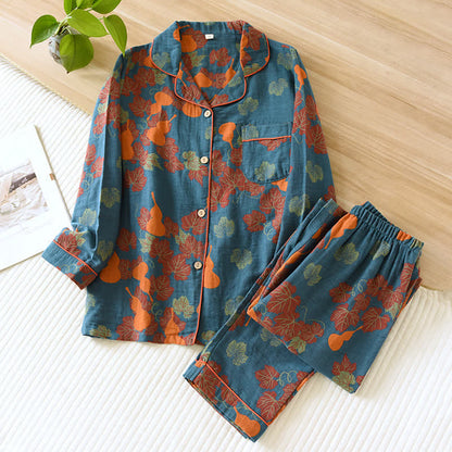 Gourd – Loungewear-Set aus Jacquard-Baumwolle