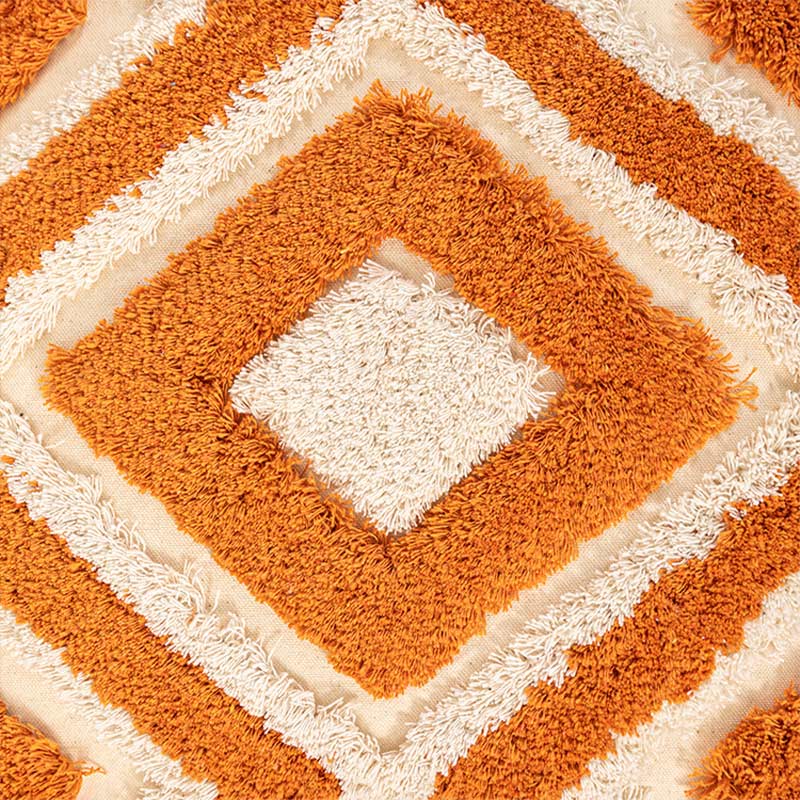 Ownkoti Marokko Jacquard-Kissenbezug mit Quasten