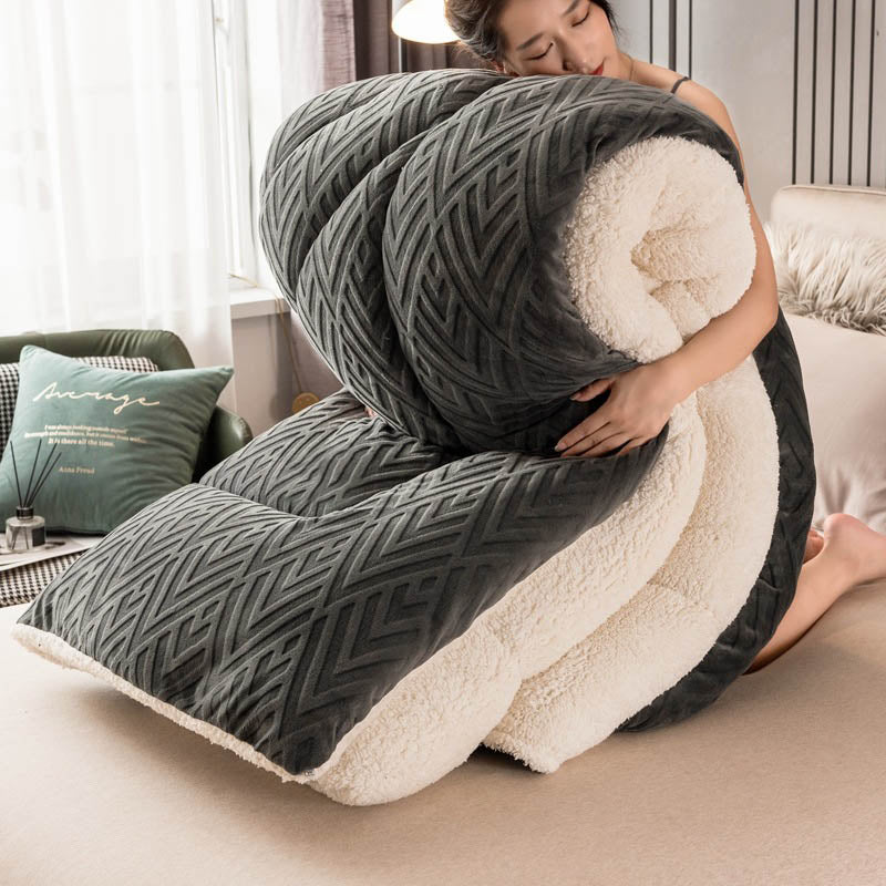 Dicke Sherpa-Winterdecke mit Steppkern