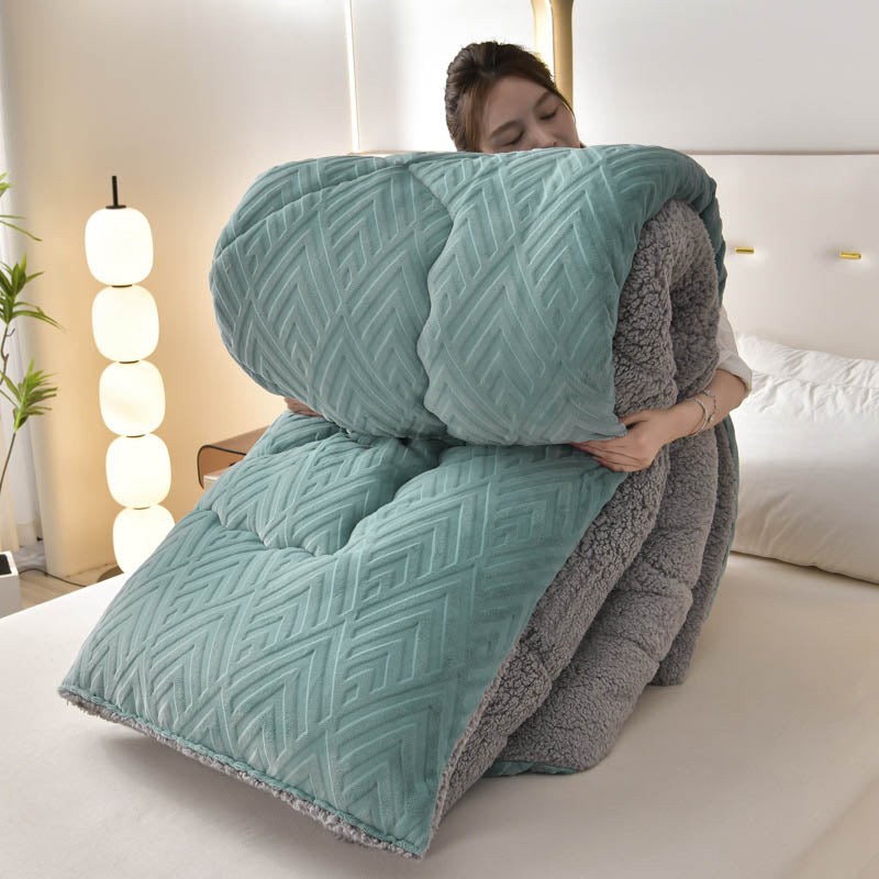 Dicke Sherpa-Winterdecke mit Steppkern