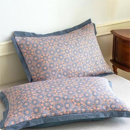 Luxuriöse, weiche Steppdecke aus Baumwollgaze-Jacquard