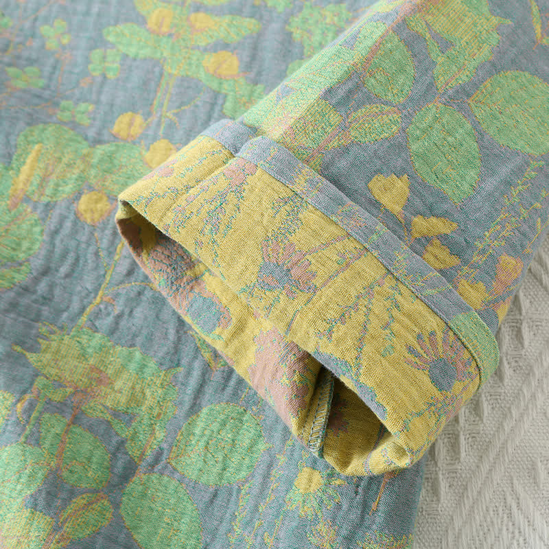 Baumwollgaze Vintage Retro Loungewear Set