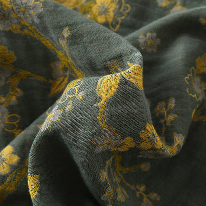 Jacquard Vintage Loungewear-Set aus reiner Baumwolle