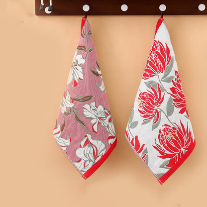 Saugfähiges Handtuch aus reinem Baumwoll-Jacquard