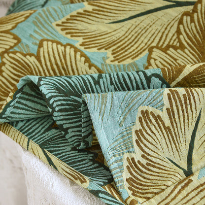 Garngefärbtes Loungewear-Set aus Baumwolle mit Blättern