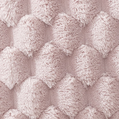 Flauschiger dekorativer Kissenbezug aus Jacquard-Schneeflockensamt