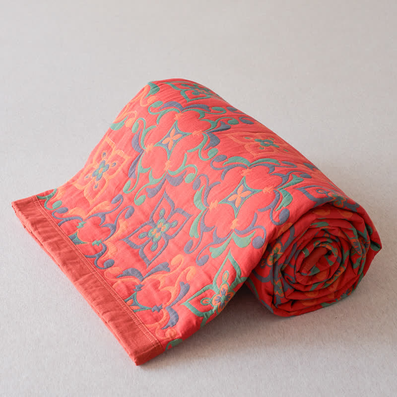 Weiche Handtuchdecke aus Jacquard-Baumwollgaze