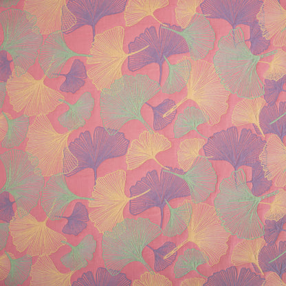Dreilagige Steppdecke aus Baumwollgaze mit Ginkgoblättern - image 14