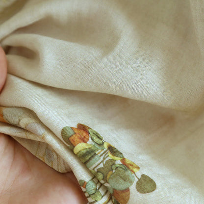 Loungewear-Set mit Tanktop aus Bambusfaser mit Blumenmuster