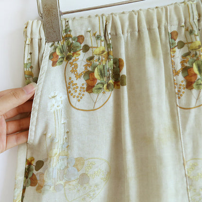 Loungewear-Set mit Tanktop aus Bambusfaser mit Blumenmuster