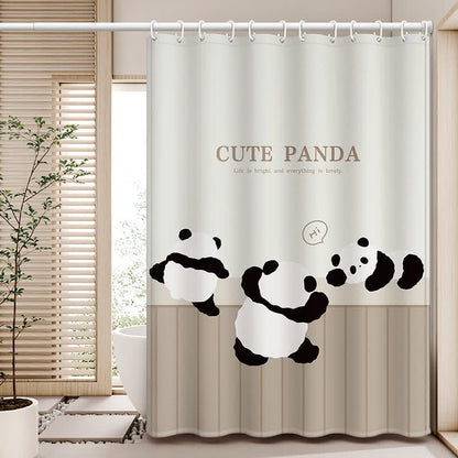 Wasserdichter Duschvorhang mit niedlichem chinesischen Panda