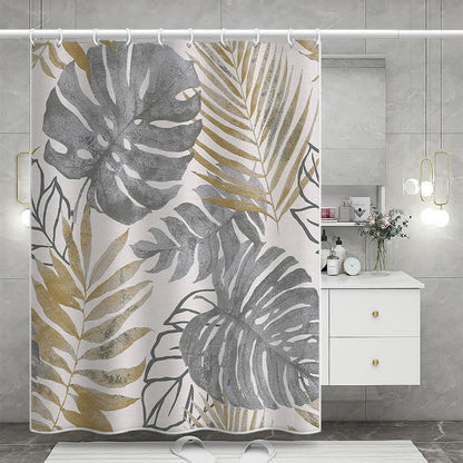 Pastoral Monstera Deliciosa Anti-Schimmel-Duschvorhang