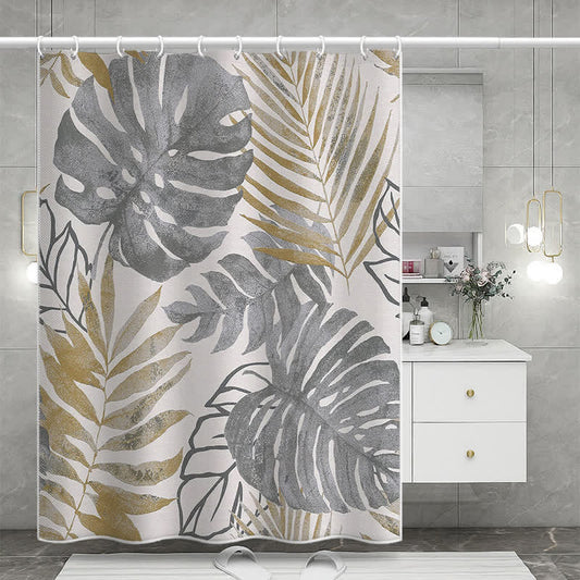 Pastoral Monstera Deliciosa Anti-Schimmel-Duschvorhang