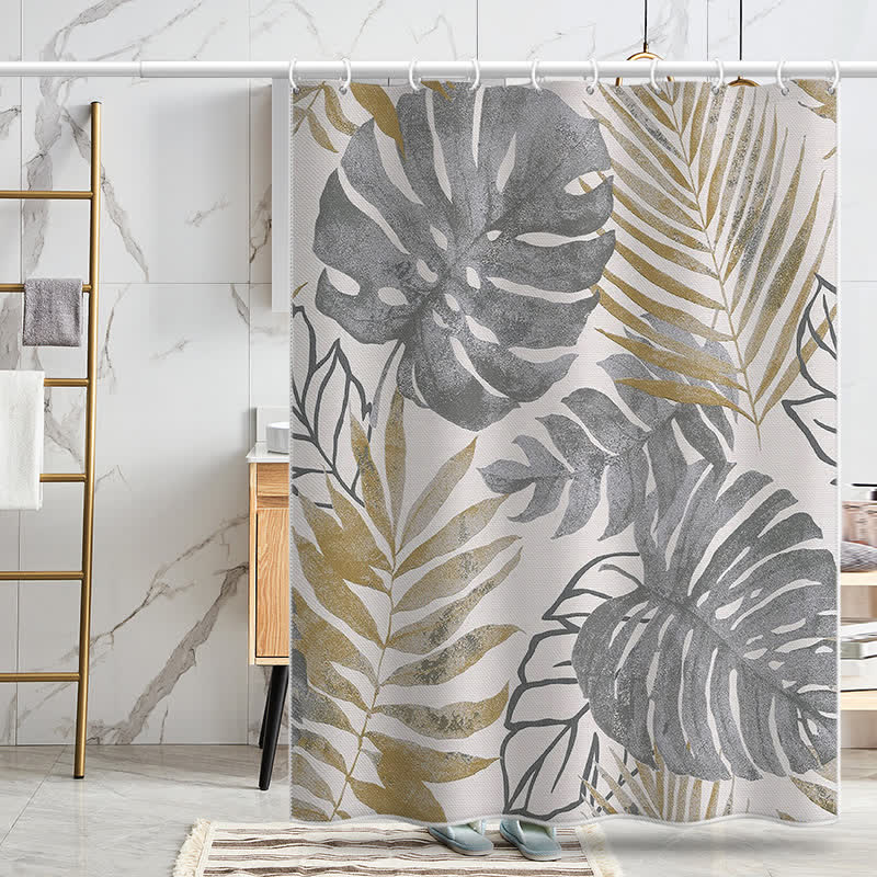 Pastoral Monstera Deliciosa Anti-Schimmel-Duschvorhang