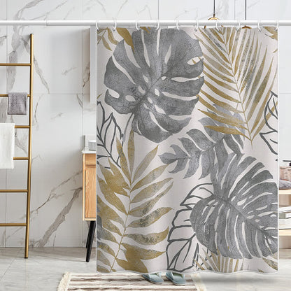 Pastoral Monstera Deliciosa Anti-Schimmel-Duschvorhang