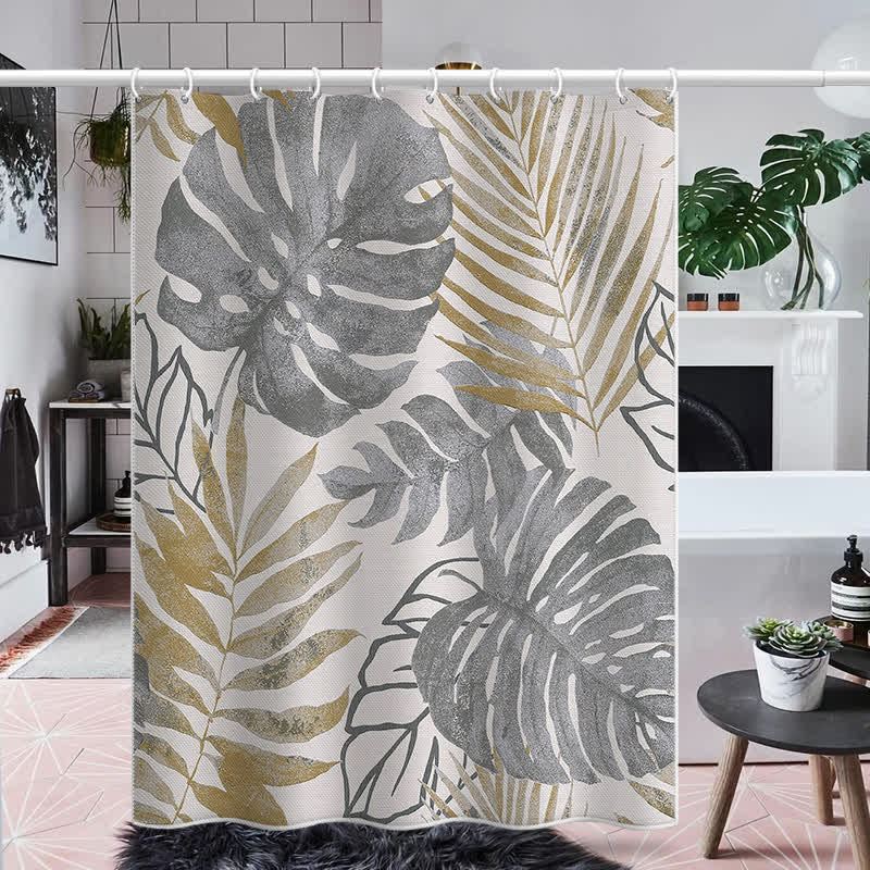 Pastoral Monstera Deliciosa Anti-Schimmel-Duschvorhang