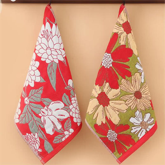 Saugfähiges Handtuch aus reinem Baumwoll-Jacquard