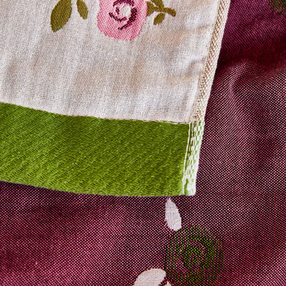 Baumwollgaze Pastorale Rose Sommersteppdecke