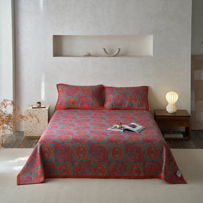 Weiche Steppdecke aus Baumwollgaze im Vintage-Stil