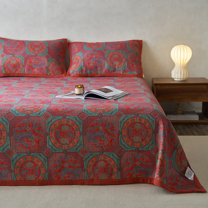 Weiche Steppdecke aus Baumwollgaze im Vintage-Stil
