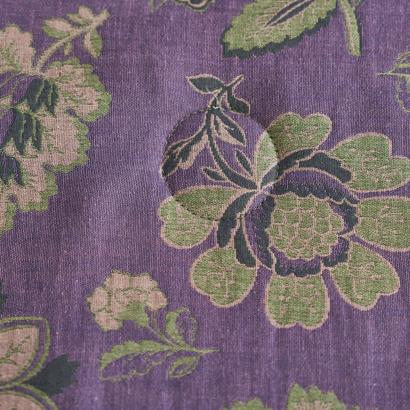 Jacquard-Steppdecke aus reiner Baumwollgaze mit Blumenmuster