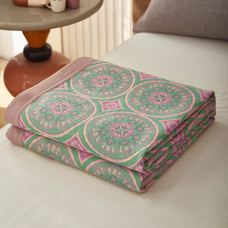 Boho Mandala Baumwollgaze Wendedecke
