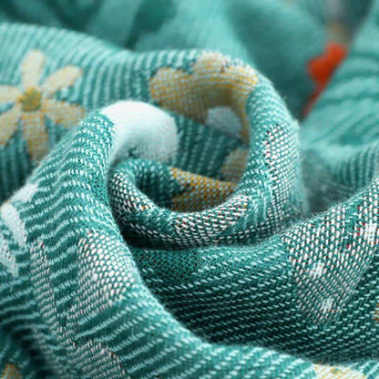 Ownkoti Vintage Wende-Bettdecke, weiche Steppdecke mit Blumenmuster
