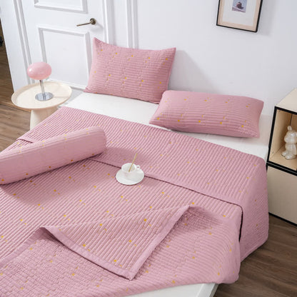 Süße leichte Sommerdecke mit Mond und Sternen