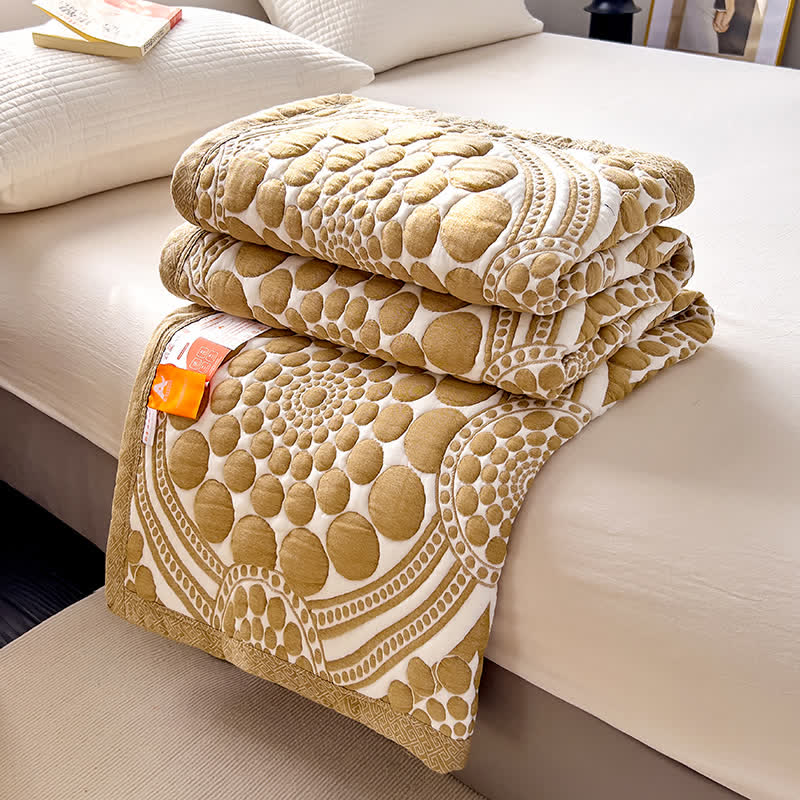 Wendbare, leichte Steppdecke aus reiner Baumwolle
