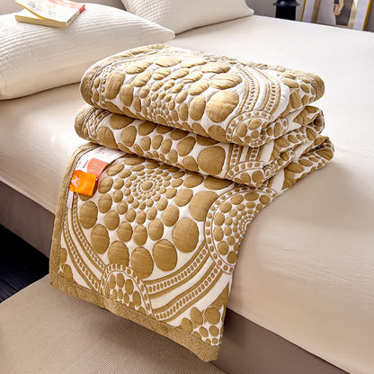 Wendbare, leichte Steppdecke aus reiner Baumwolle