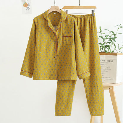 Loungewear-Set aus karierter Jacquard-Baumwolle
