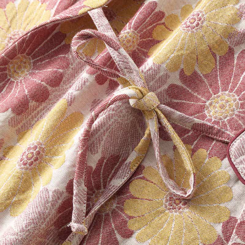 Loungewear-Set aus garngefärbtem Jacquard aus reiner Baumwolle
