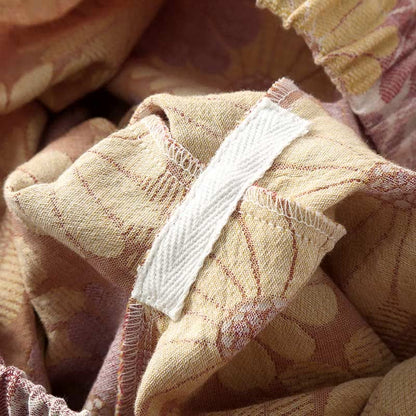 Loungewear-Set aus garngefärbtem Jacquard aus reiner Baumwolle