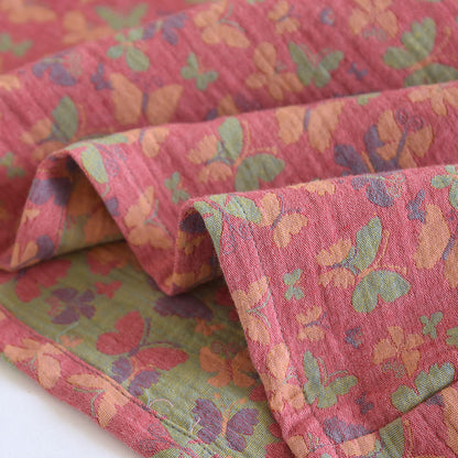 Pyjama-Set mit Schmetterlingsmotiv und Baumwollgaze-Jacquardmuster