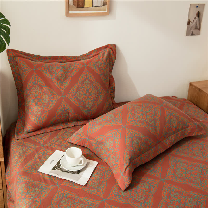 Luxuriöses, garngefärbtes Jacquard-Spannbettlaken
