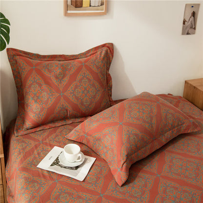 Luxuriöses, garngefärbtes Jacquard-Spannbettlaken