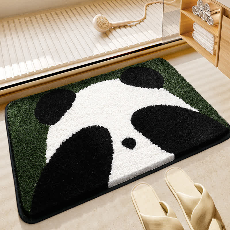 Niedliche wasserabsorbierende Badematte mit Panda-Motiv