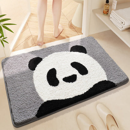 Niedliche wasserabsorbierende Badematte mit Panda-Motiv