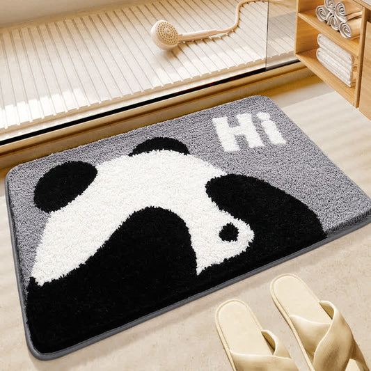 Niedliche wasserabsorbierende Badematte mit Panda-Motiv
