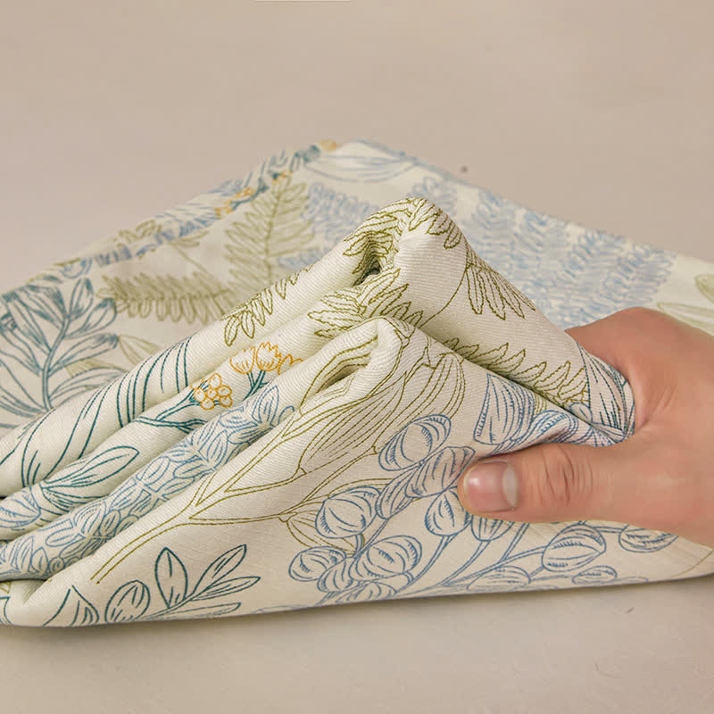 Elegante, weiche Bettdecke aus reiner Baumwolle mit Blumenmuster