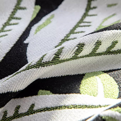 Sofabezug aus Chenille mit Quasten im Vintage-Stil „Rainforest“