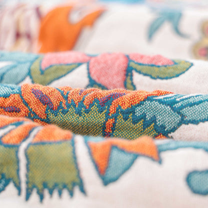 Jacquard-Baumwollgaze-Handtuchdecke im Pastoralstil