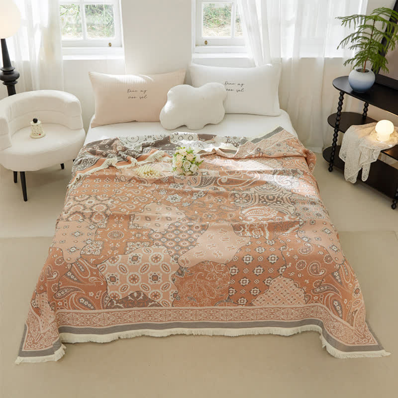 Vintage Baumwollgaze Weiche Quastendecke