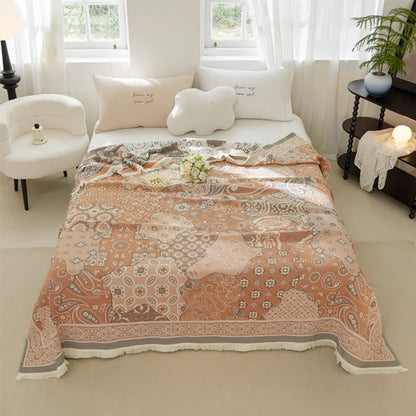 Vintage Baumwollgaze Weiche Quastendecke