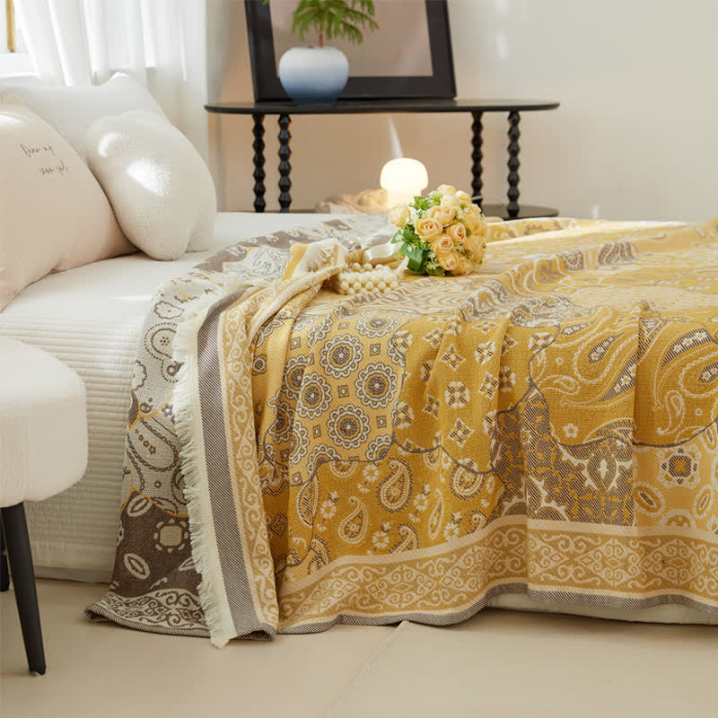 Vintage Baumwollgaze Weiche Quastendecke