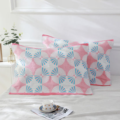 Steppdecke aus reiner Baumwolle im Bohemian-Retro-Stil