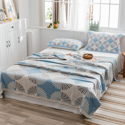 Steppdecke aus reiner Baumwolle im Bohemian-Retro-Stil